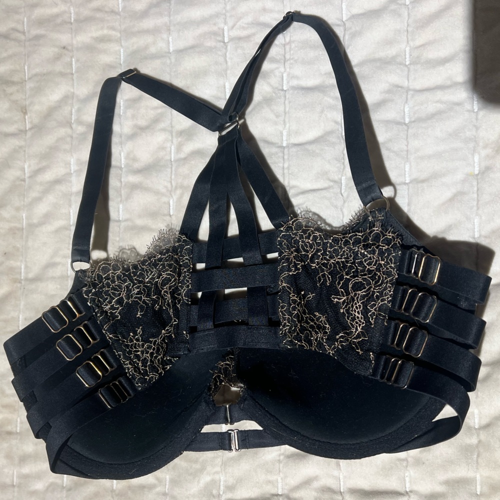 VS Lace Cage Push-up Bra-34D